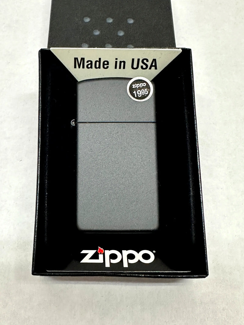 2015 Slim® Black Matte 1618 Zippo Lighter - Hers and His Treasures