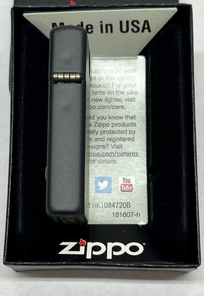 2015 Slim® Black Matte 1618 Zippo Lighter - Hers and His Treasures