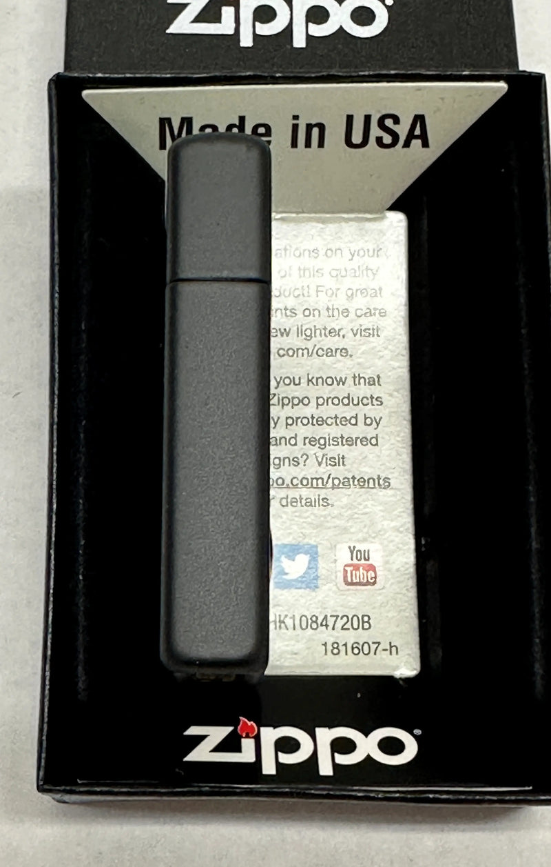 2015 Slim® Black Matte 1618 Zippo Lighter - Hers and His Treasures