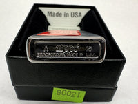 2015 Slim® Brushed Chrome Zippo Lighter - Hers and His Treasures