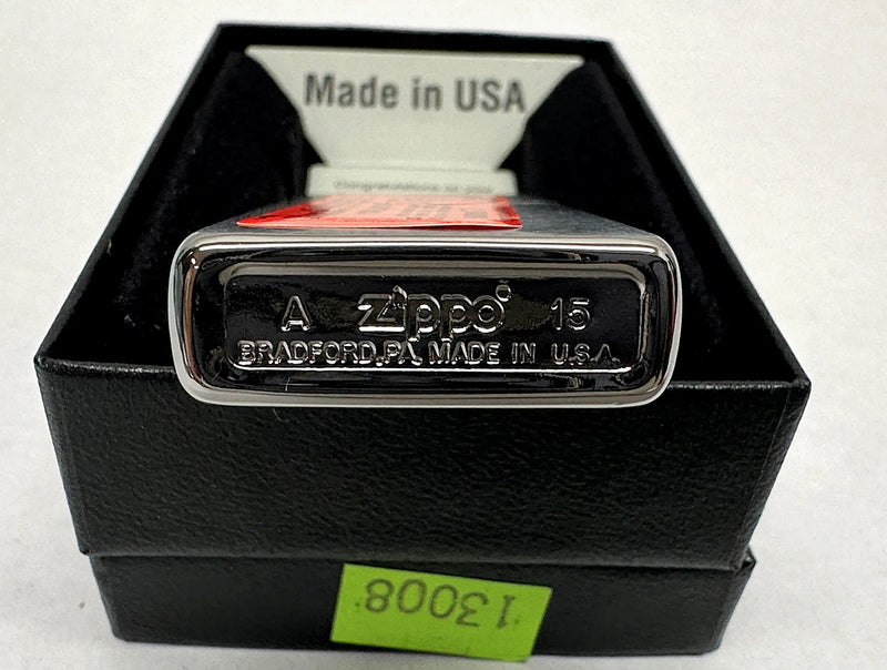 2015 Slim® Brushed Chrome Zippo Lighter - Hers and His Treasures