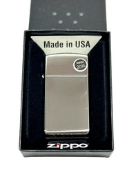 2015 Slim High Polish Chrome Zippo Lighter - Hers and His Treasures