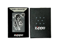 2015 28504 Sons of Anarchy Black Matte Zippo Lighter - Hers and His Treasures
