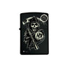 2015 28504 Sons of Anarchy Black Matte Zippo Lighter - Hers and His Treasures