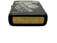 2015 28504 Sons of Anarchy Black Matte Zippo Lighter - Hers and His Treasures