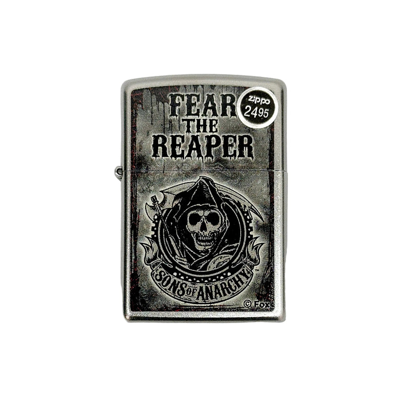 2015 28502 Sons of Anarchy Fear the Reaper Zippo Lighter - Hers and His Treasures
