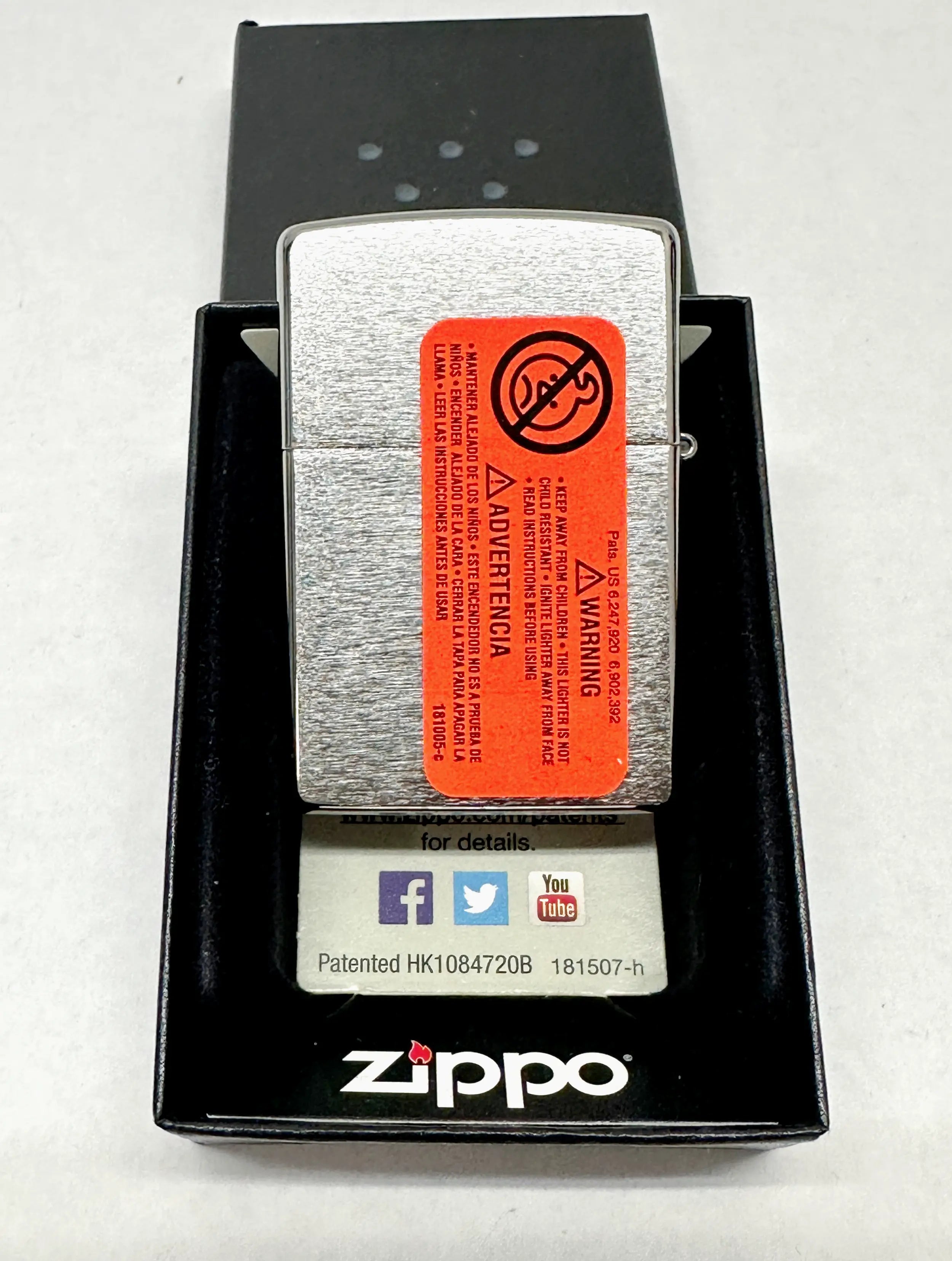 2015 Timberwolves Emblem 20855 Brushed Chrome Zippo Lighter – Hers