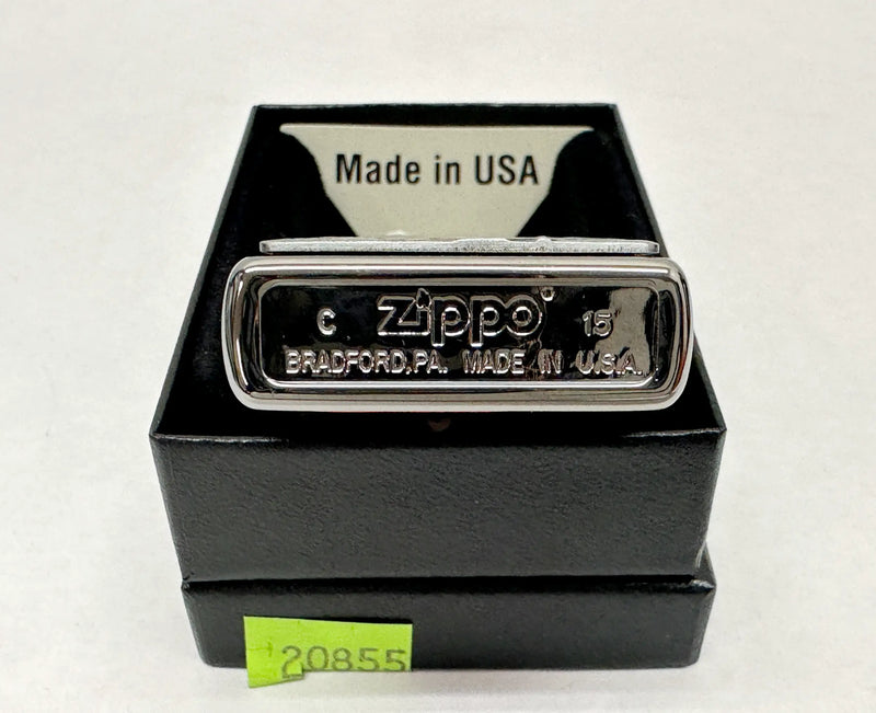 2015 Timberwolves Emblem 20855 Brushed Chrome Zippo Lighter – Hers