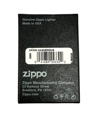 2015 Yellow Hazardous Biohazard 24330 Black Matte Zippo Lighter - Hers and His Treasures