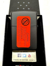 2015 Yellow Hazardous Biohazard 24330 Black Matte Zippo Lighter - Hers and His Treasures