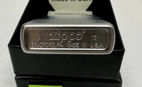 2015 Zippo Scroll 24335 Zippo Satin Chrome Lighter - Hers and His Treasures