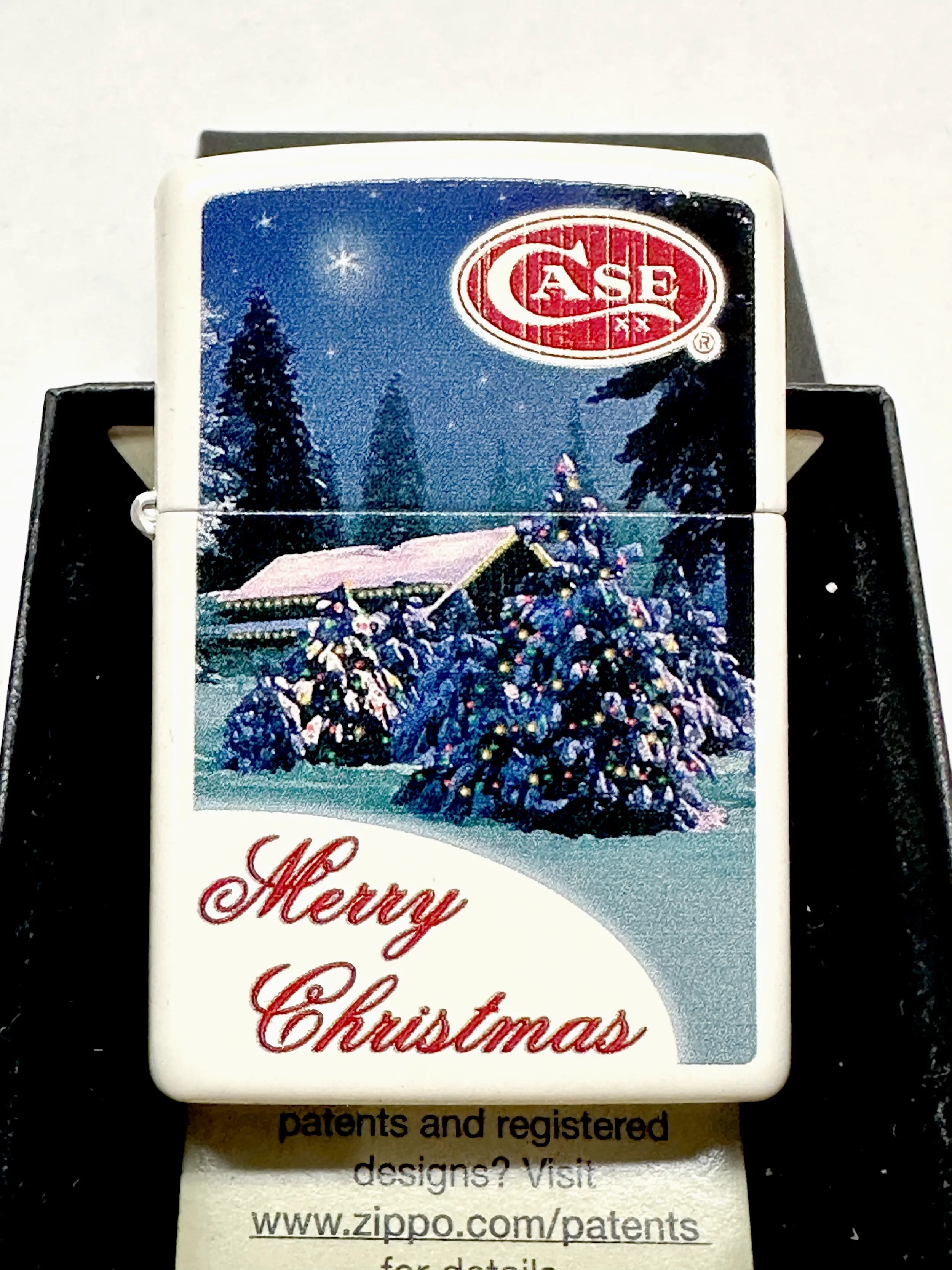 2015 Case XX Merry Christmas White 214 FH Zippo Lighter – Hers and