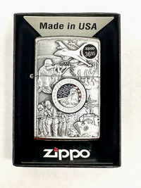 2015 Joined Forces Defenders of Freedom Navy Zippo Lighter - Hers and His Treasures