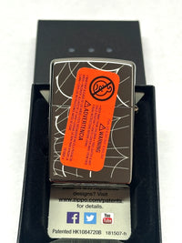 2015 Web All Over Black Ice Zippo Lighter - Hers and His Treasures