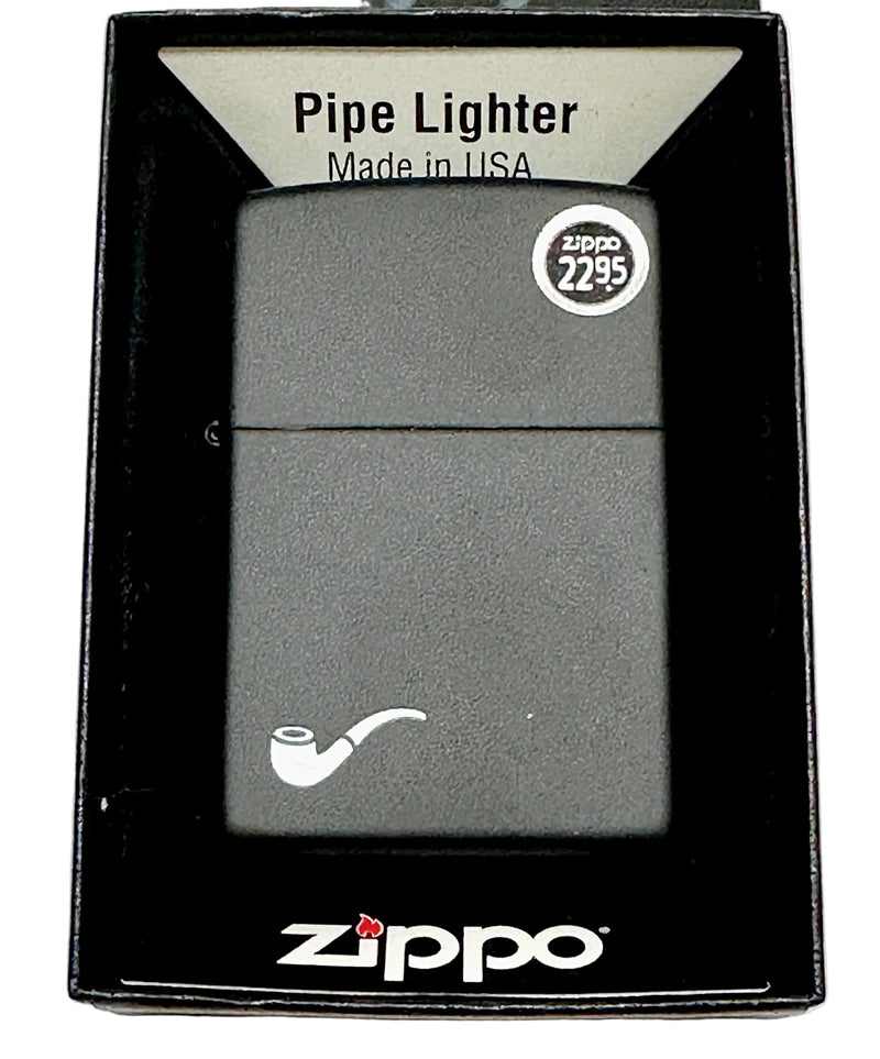 2016 Black Matte Pipe Lighter 218PL - Hers and His Treasures