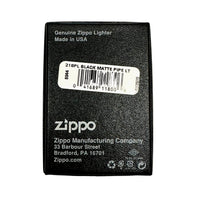 2016 Black Matte Pipe Lighter 218PL - Hers and His Treasures