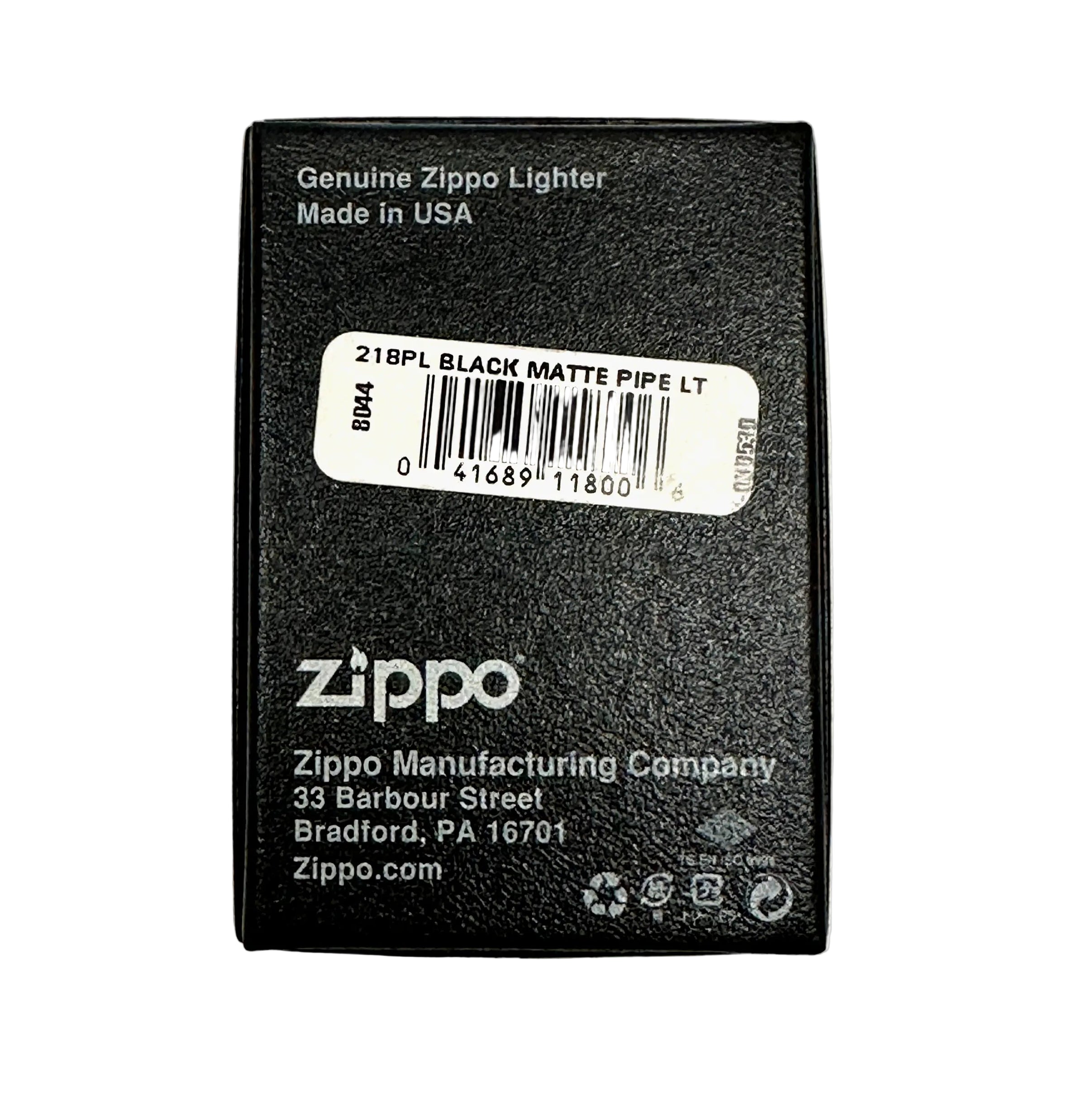 2016 Black Matte Pipe Lighter 218PL - Hers and His Treasures