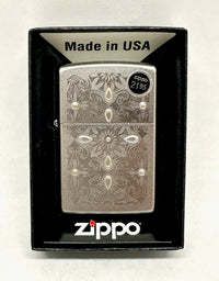 2016 Classical Curve 28457 Auto Two Tone Zippo Lighter - Hers and His Treasures