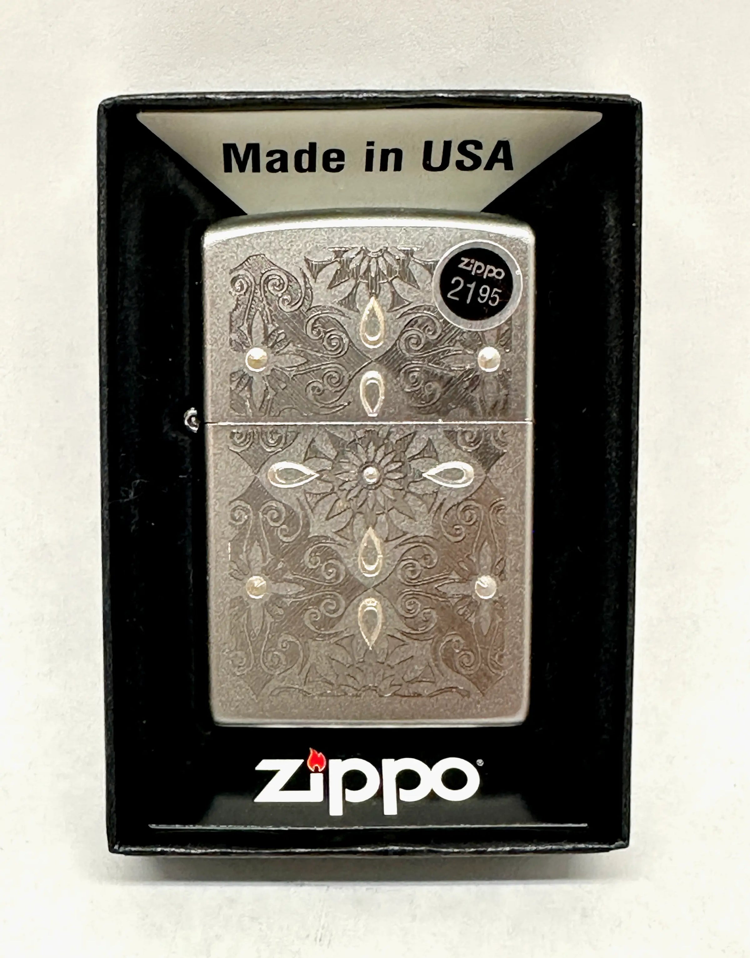 2016 Classical Curve 28457 Auto Two Tone Zippo Lighter - Hers and His Treasures