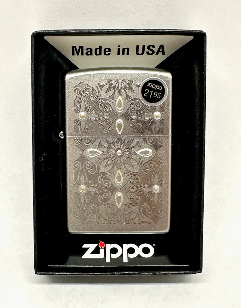 2016 Classical Curve 28457 Auto Two Tone Zippo Lighter - Hers and His Treasures