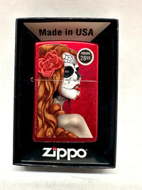 2016 Day of the Dead Girl 28830 Zippo Lighter - Hers and His Treasures