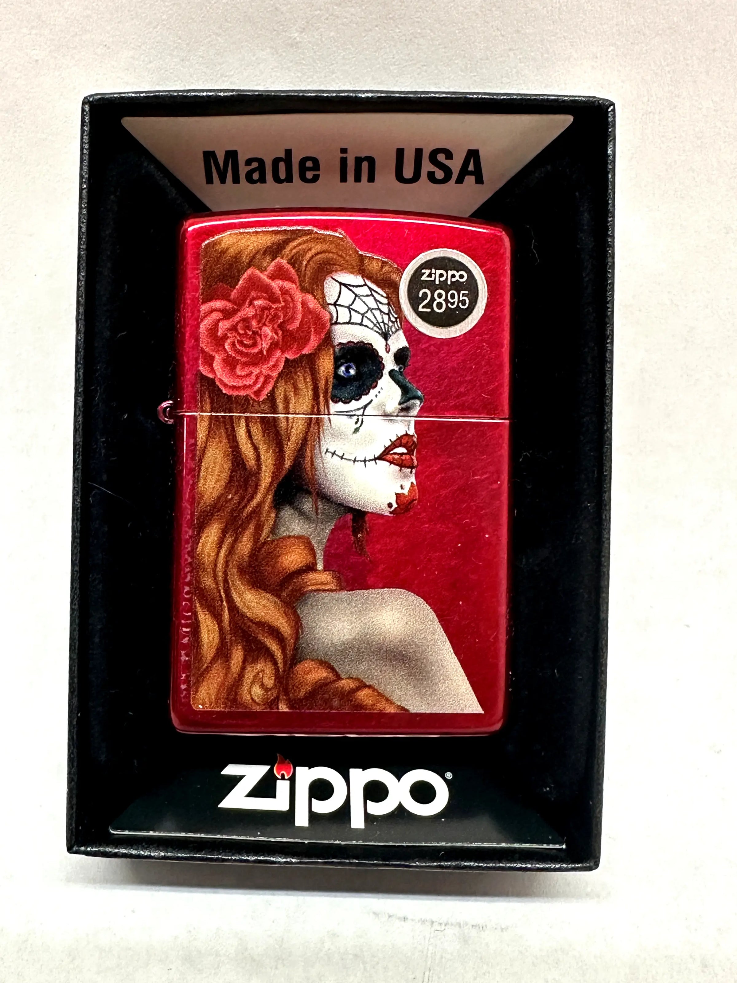 2016 Day of the Dead Girl 28830 Zippo Lighter - Hers and His Treasures