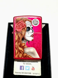 2016 Day of the Dead Girl 28830 Zippo Lighter - Hers and His Treasures