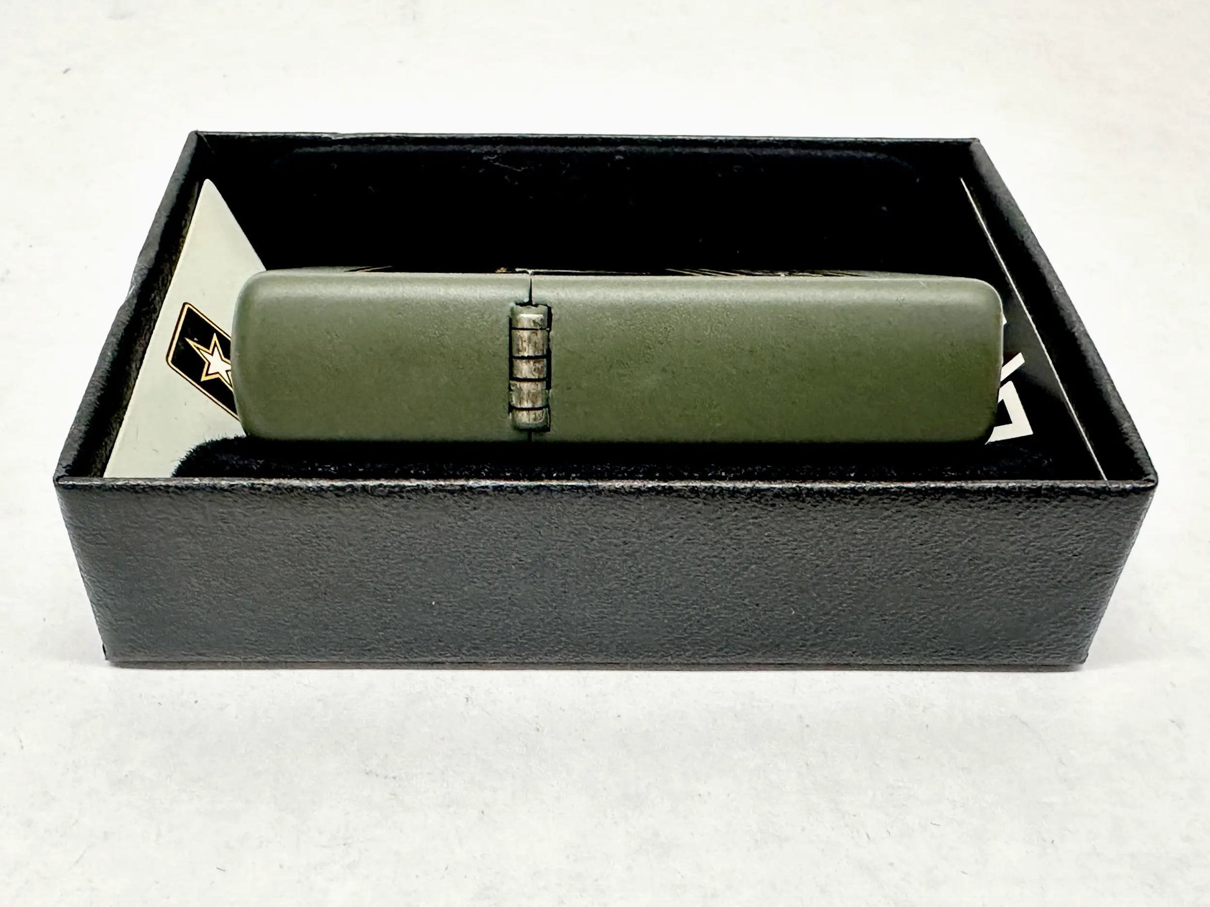2016 U.S. Army Matte Green 280ARM REG EMB Zippo Lighter - Hers and His Treasures