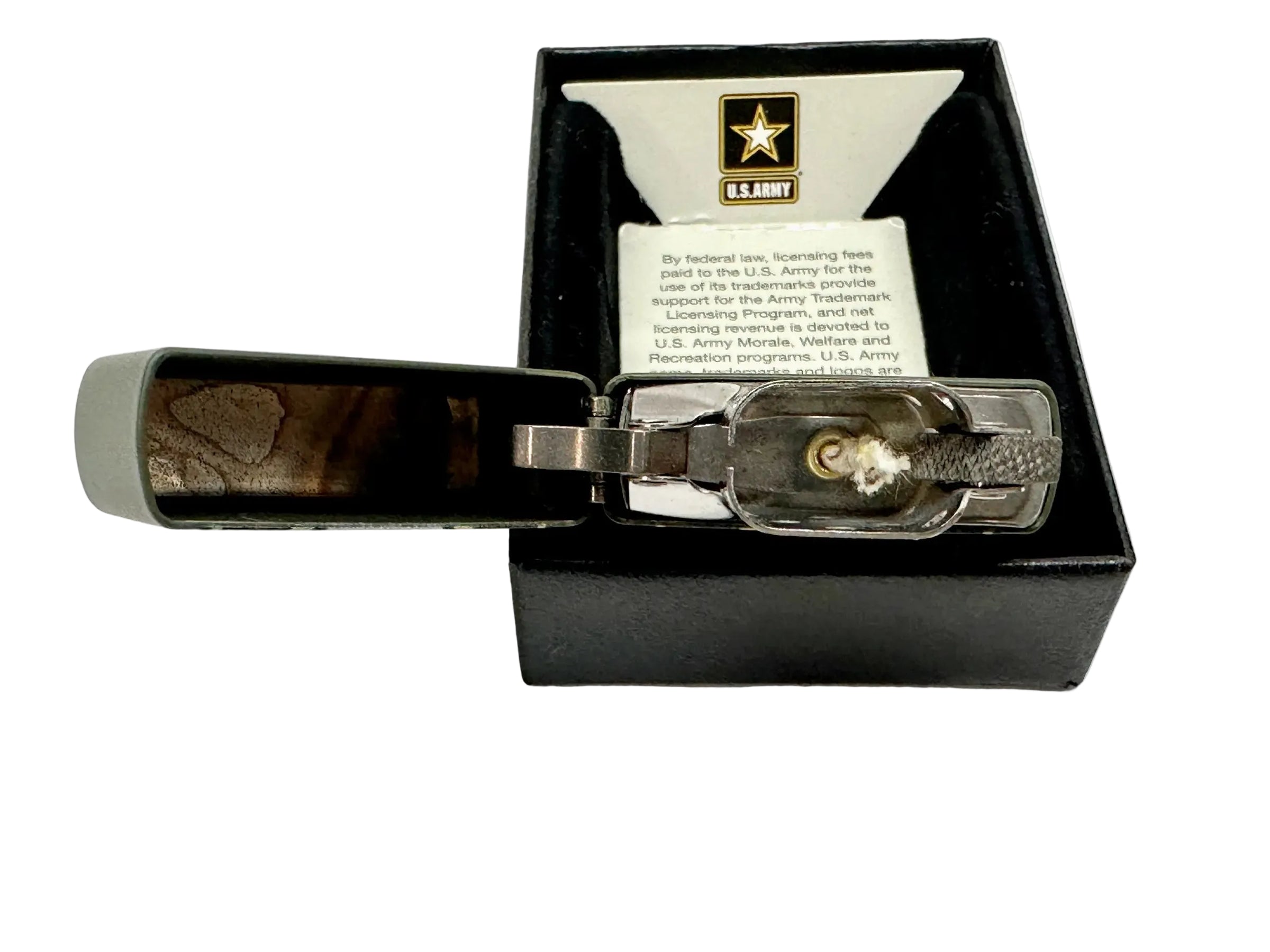 2016 U.S. Army Matte Green 280ARM REG EMB Zippo Lighter - Hers and His Treasures