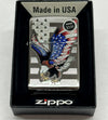 2016 Eagle Flag 28449 High Polished Chrome Classic Zippo - Hers and His Treasures