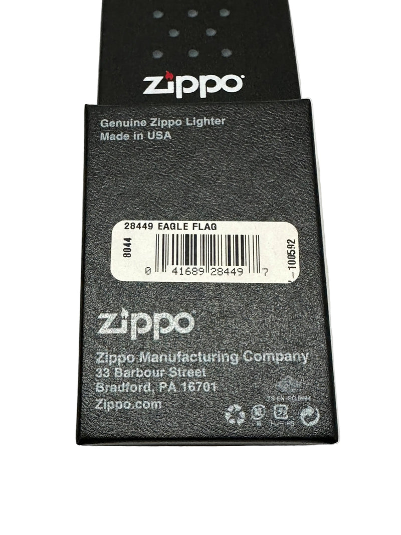 2016 Eagle Flag 28449 High Polished Chrome Classic Zippo - Hers and His Treasures