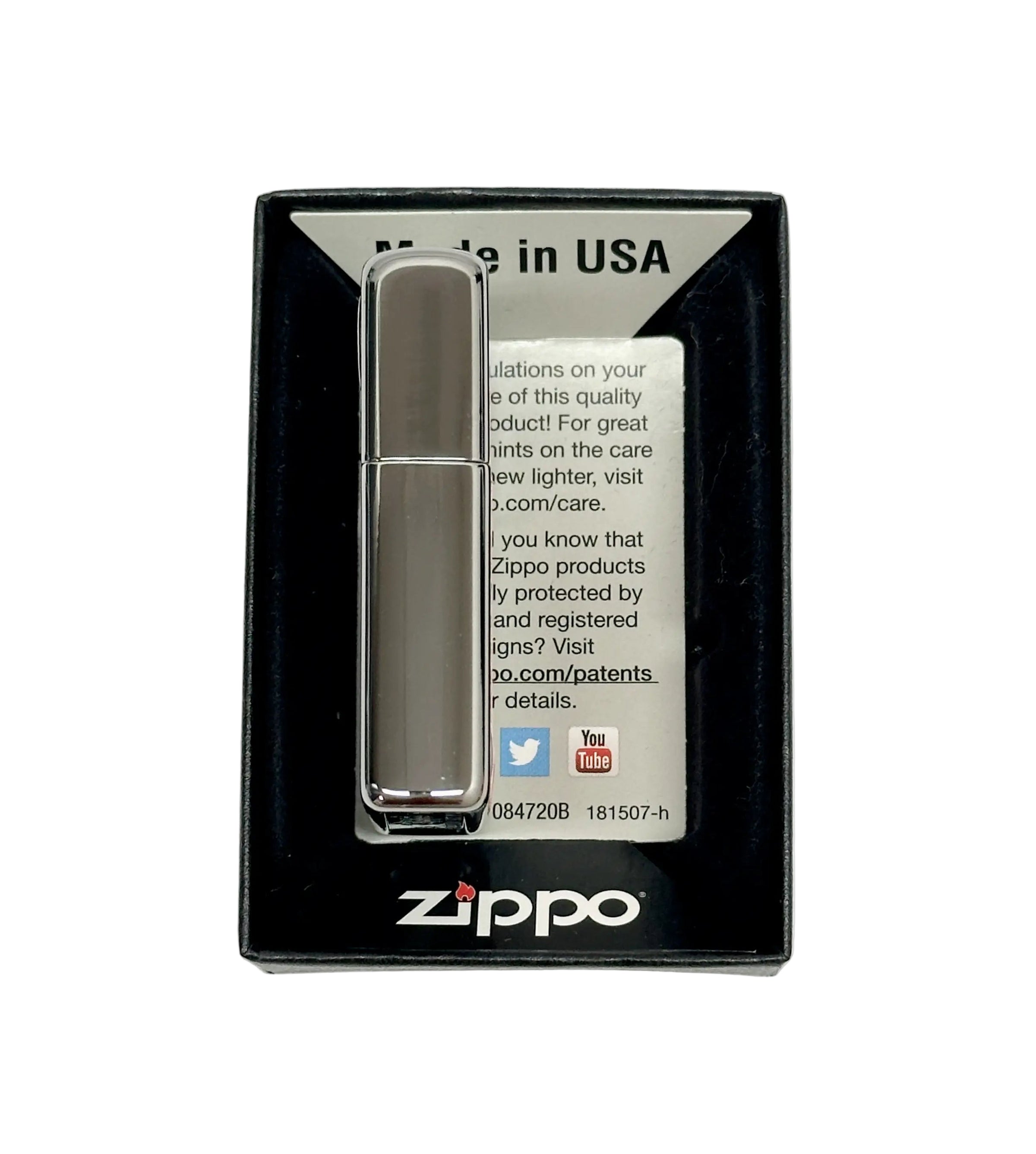 2016 Eagle Flag 28449 High Polished Chrome Classic Zippo - Hers and His Treasures