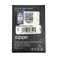 2016 28542 Ford Mustang 50 Years High Polished Chrome Zippo Lighter - Hers and His Treasures