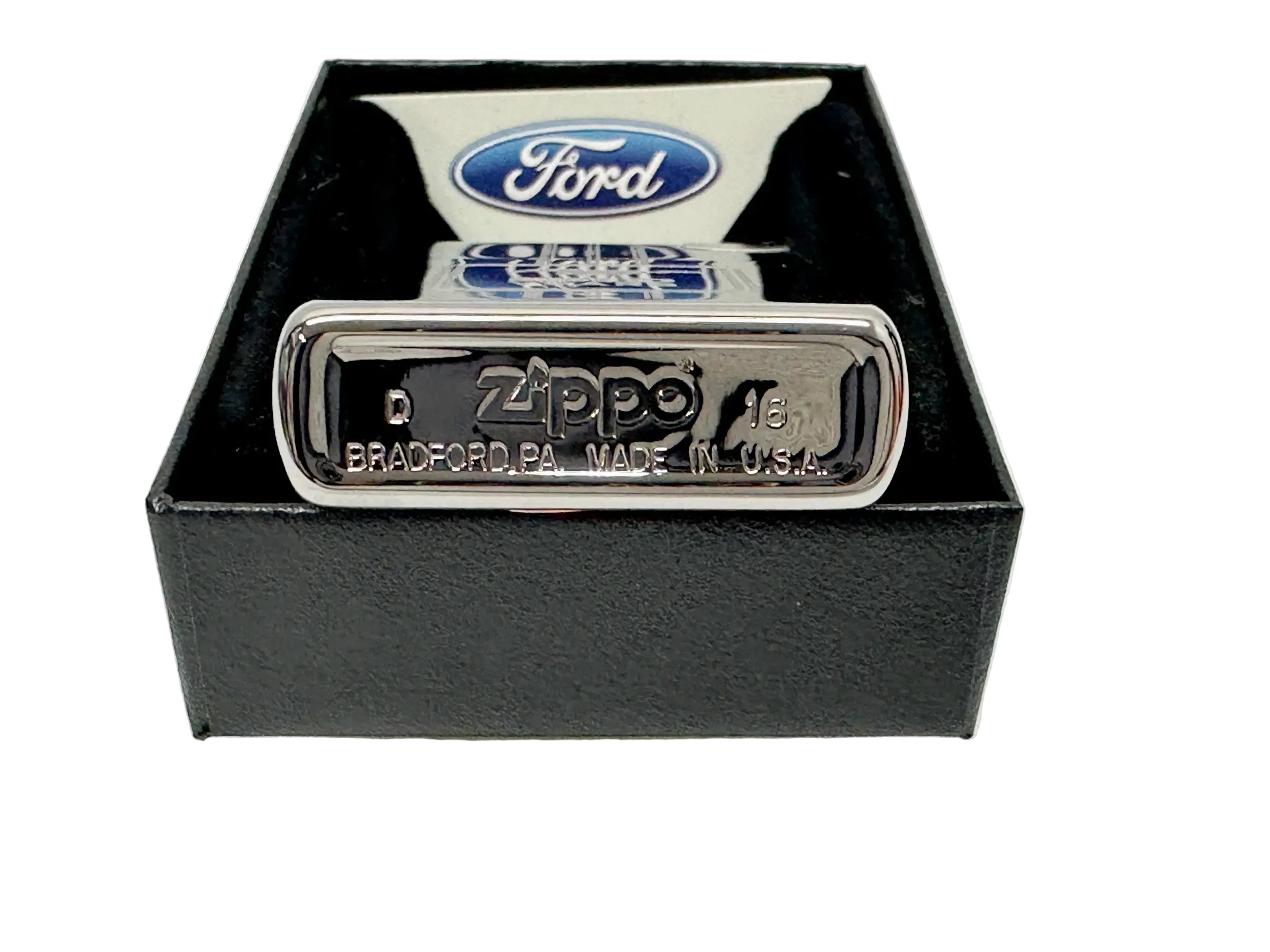 2016 28542 Ford Mustang 50 Years High Polished Chrome Zippo