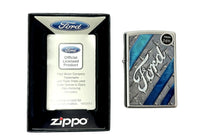 2016 Ford 28626 Ford Logo Diamond Plate Zippo Lighter - Hers and His Treasures