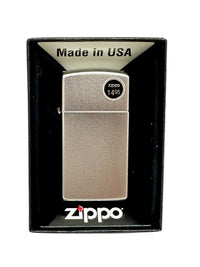 2016 Slim Satin Chrome 1605 Zippo Lighter - Hers and His Treasures