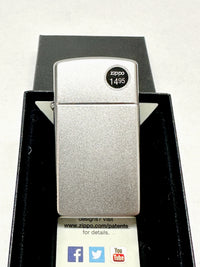 2016 Slim Satin Chrome 1605 Zippo Lighter - Hers and His Treasures