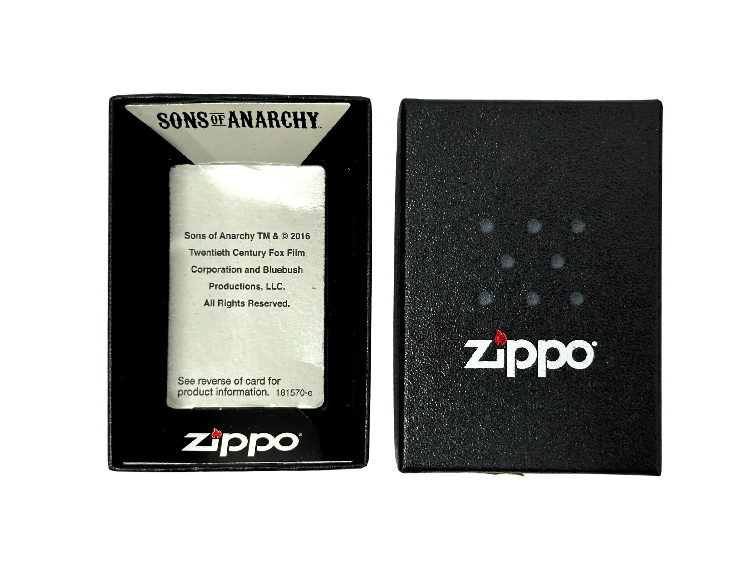 2016 28502 Sons of Anarchy Fear the Reaper Zippo Lighter - Hers and His Treasures