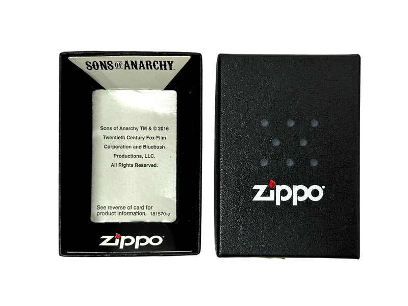 2016 28502 Sons of Anarchy Fear the Reaper Zippo Lighter - Hers and His Treasures