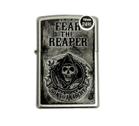 2016 28502 Sons of Anarchy Fear the Reaper Zippo Lighter - Hers and His Treasures