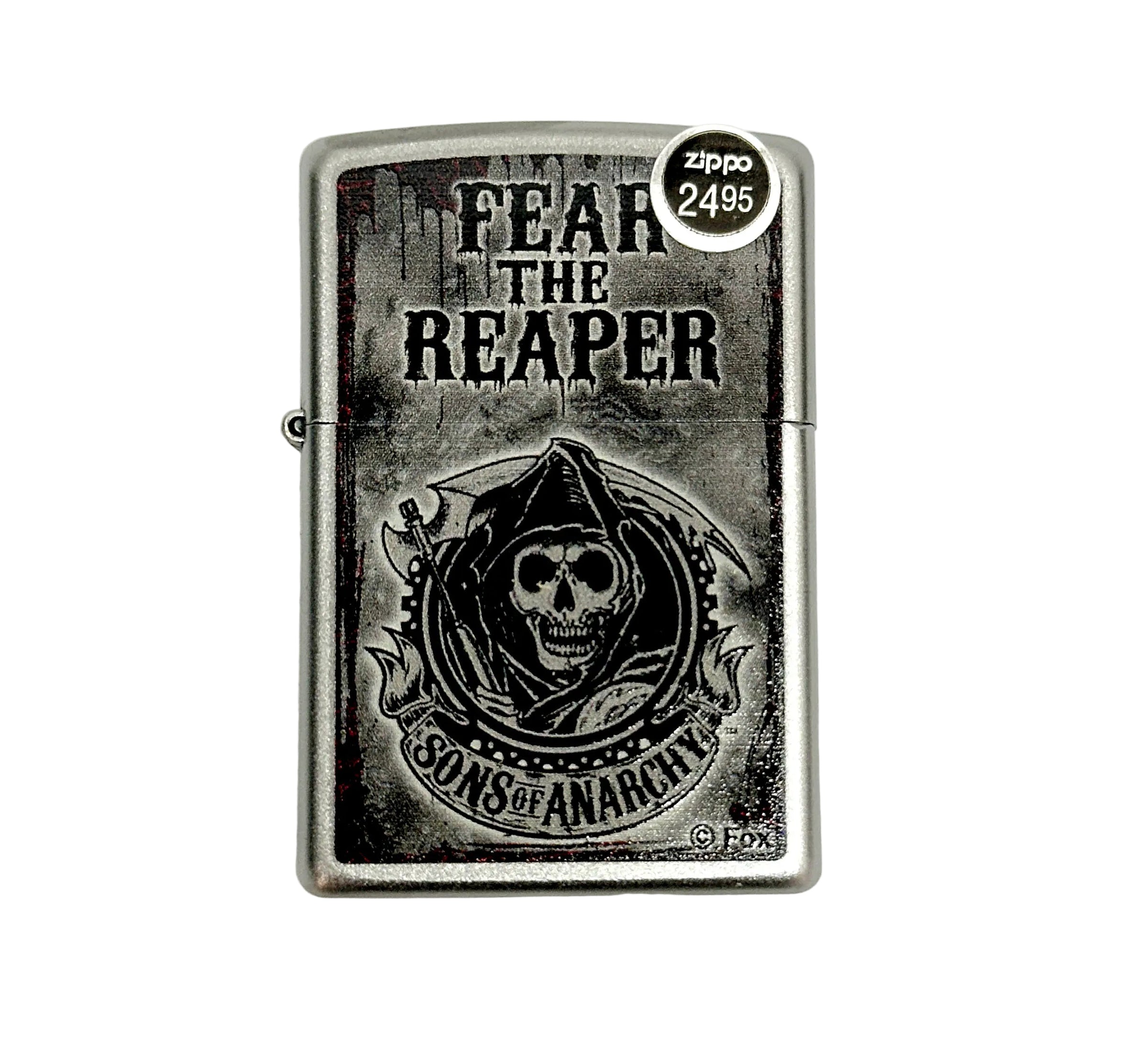 2016 28502 Sons of Anarchy Fear the Reaper Zippo Lighter - Hers and His Treasures