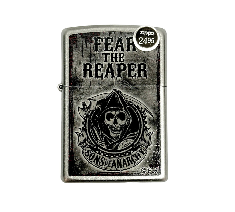 2016 28502 Sons of Anarchy Fear the Reaper Zippo Lighter - Hers and His Treasures