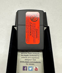 2016 White Wolf Black Matte 28303 Zippo Lighter - Hers and His Treasures