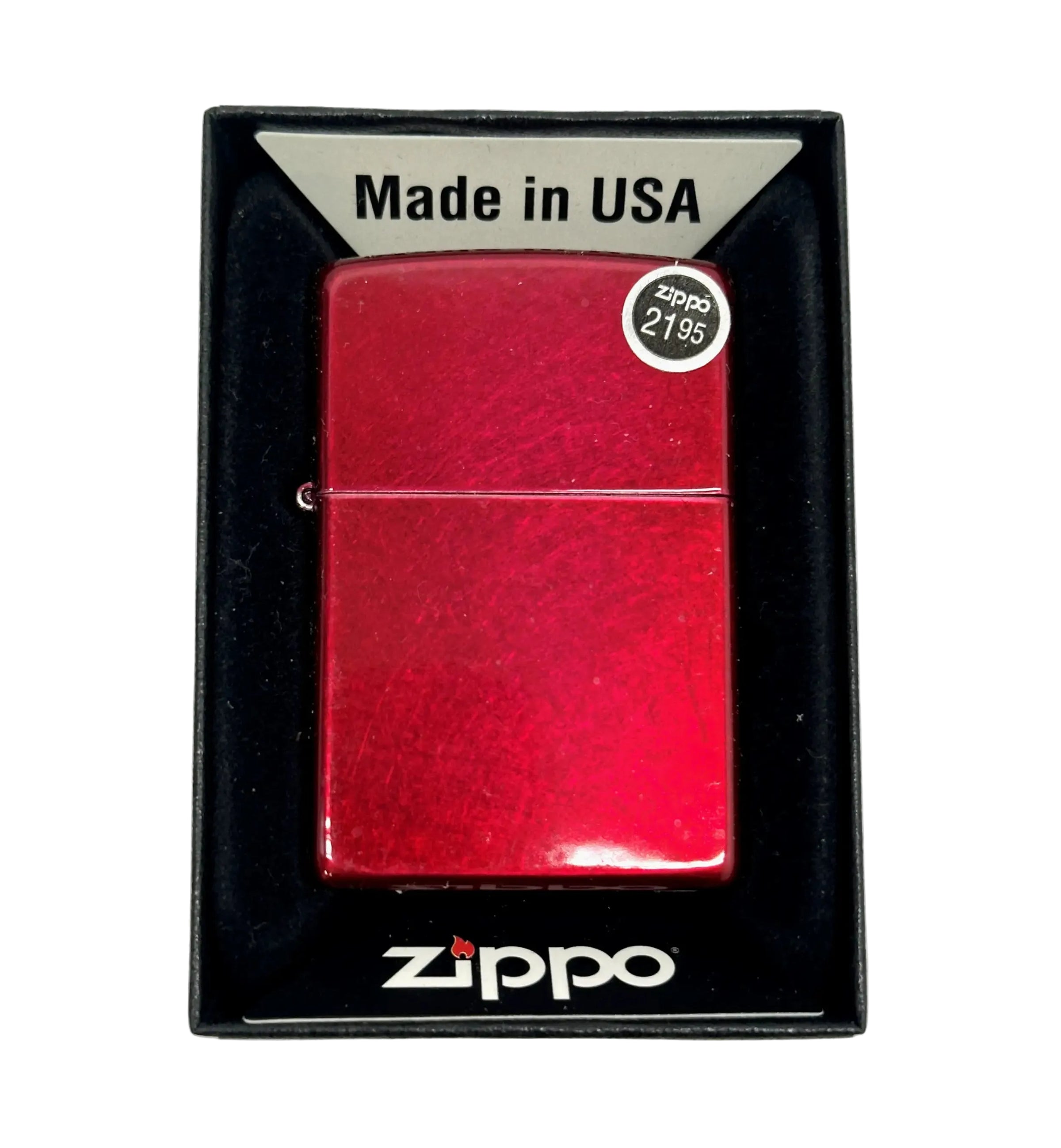 2016 Candy Apple Red MT 21063 Zippo Lighter - Hers and His Treasures