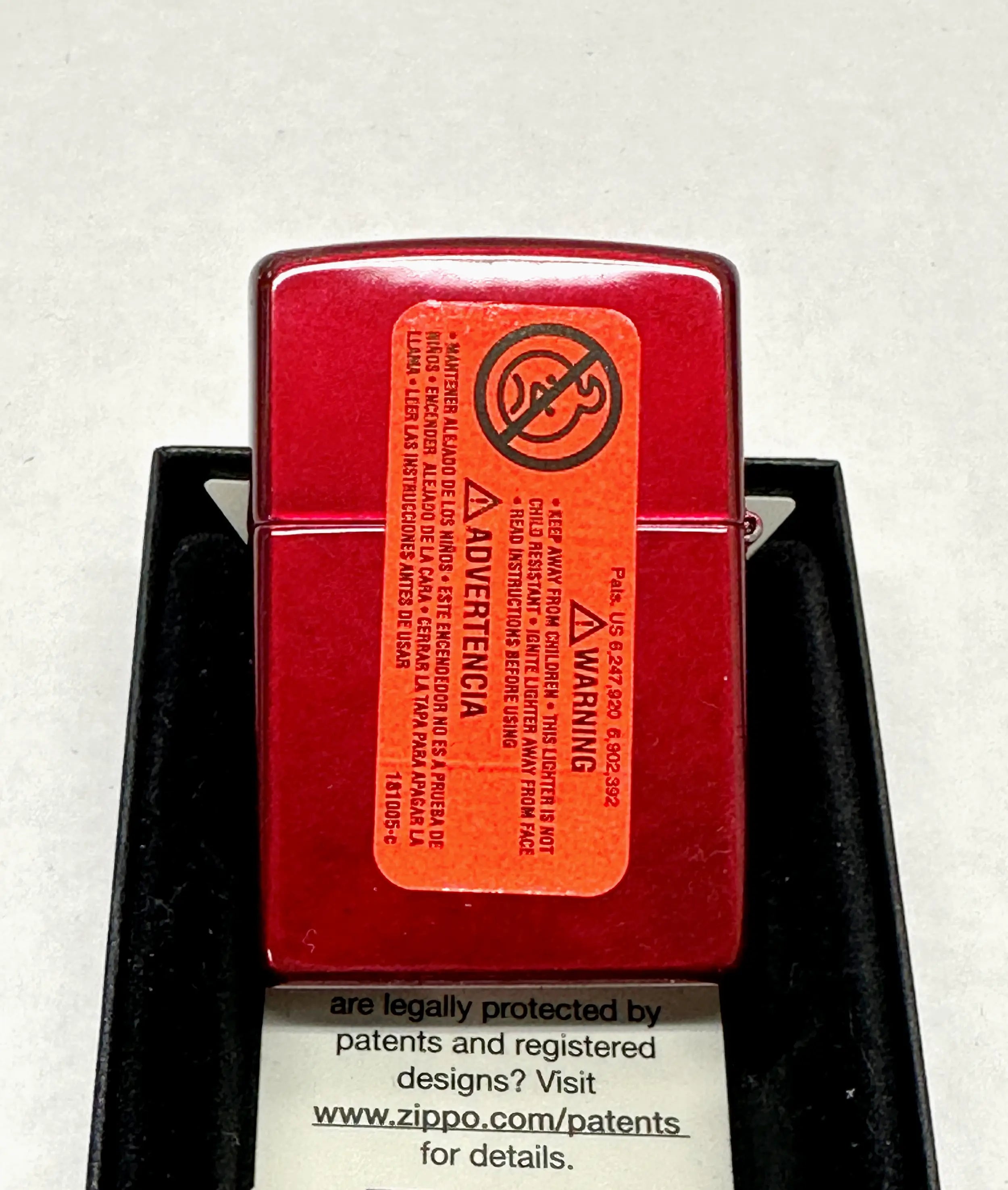 2016 Candy Apple Red MT 21063 Zippo Lighter – Hers and His Treasures