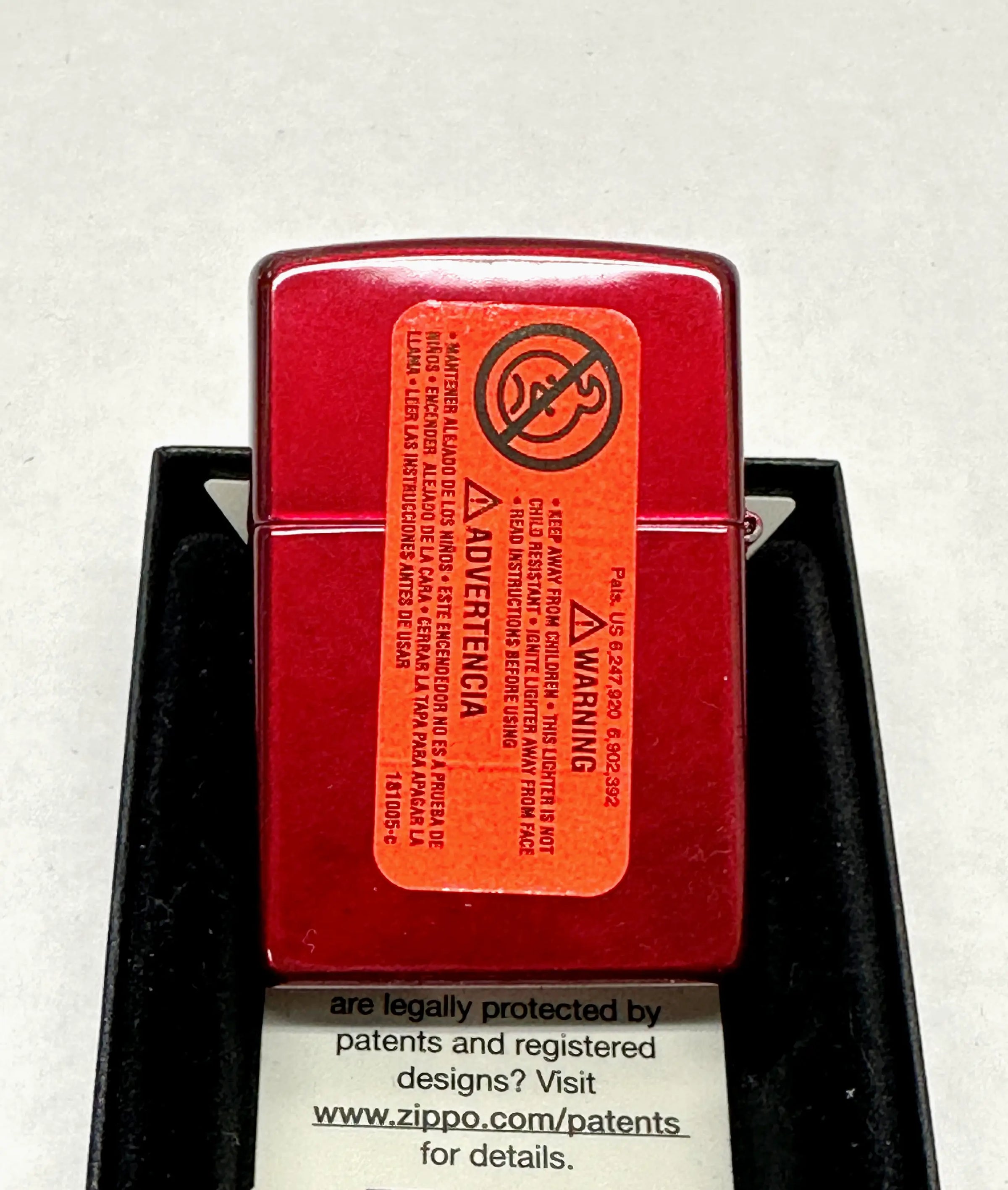 2016 Candy Apple Red MT 21063 Zippo Lighter - Hers and His Treasures