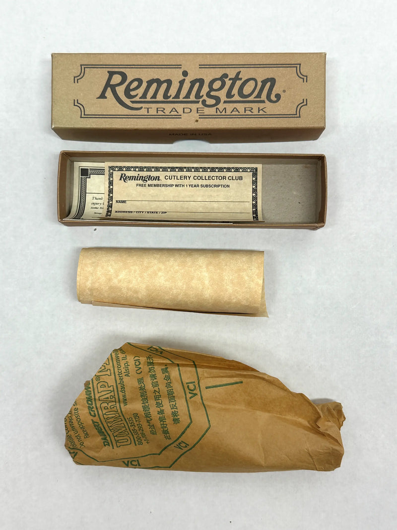 2017 Remington UMC R1613 Bone Powderhorn Bullet Pocket Knife - Hers and His Treasures