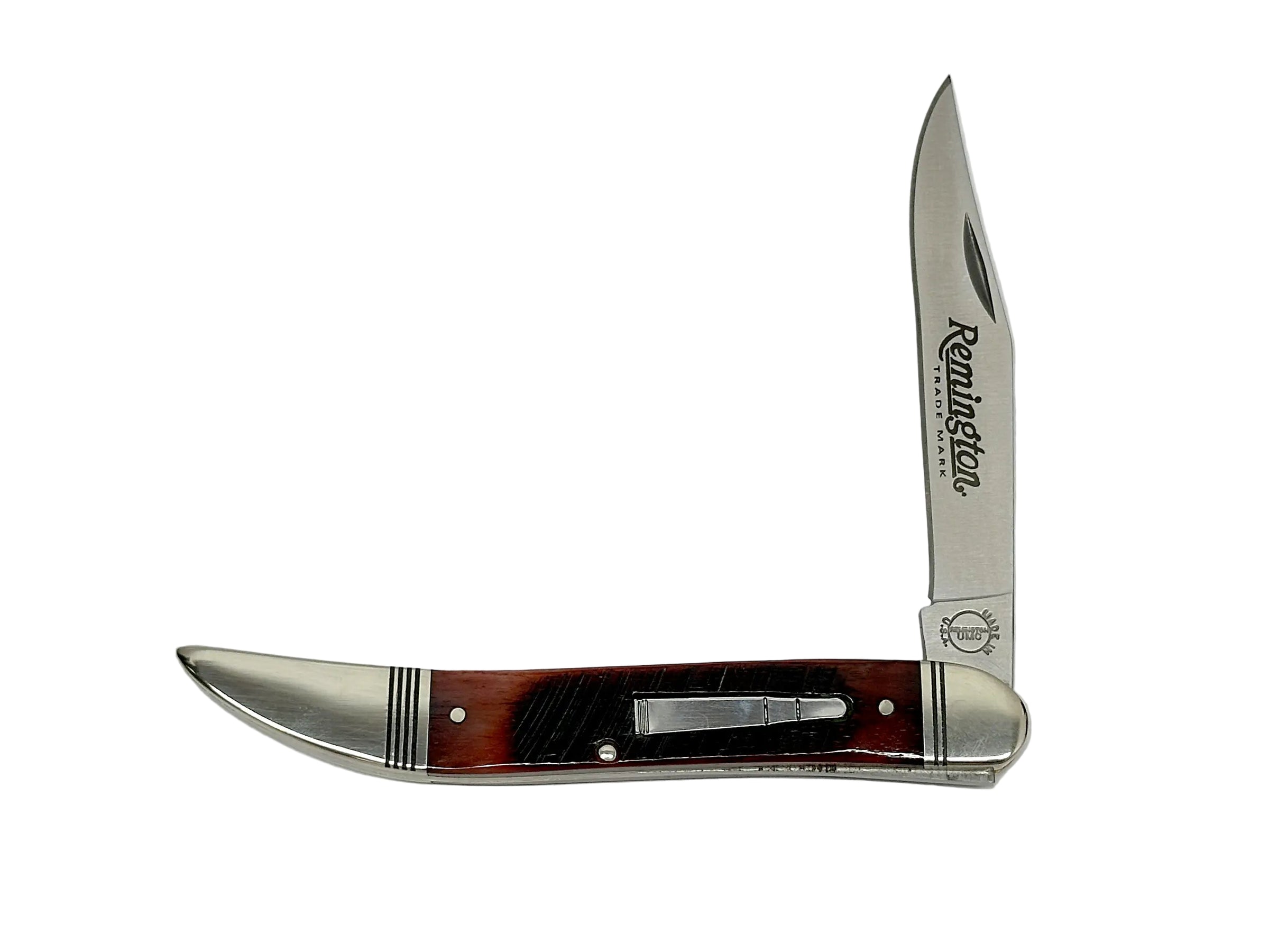 2017 Remington UMC R1613 Bone Powderhorn Bullet Pocket Knife - Hers and His Treasures