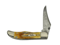 2018 Case XX 6.51265AC Bone Stat Kickstart Mid Folding Hunter Pocket Knife - Hers and His Treasures