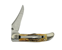 2018 Case XX 6.51265AC Bone Stat Kickstart Mid Folding Hunter Pocket Knife - Hers and His Treasures